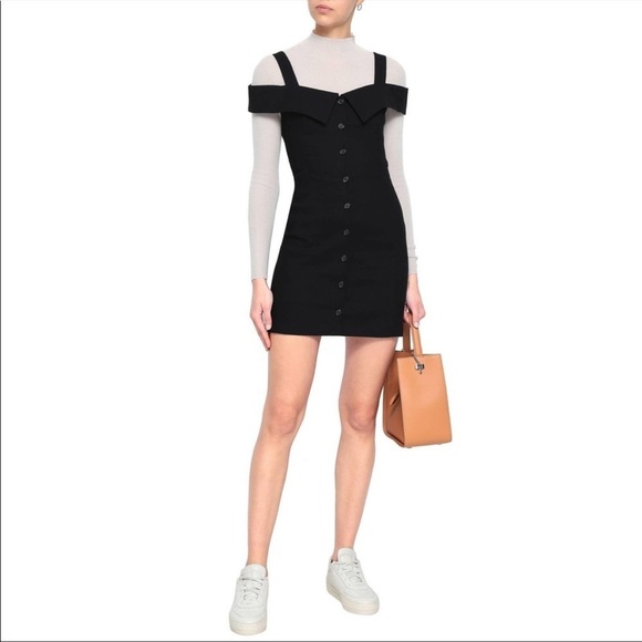 A.L.C. Dresses & Skirts - A.L.C. New linen blend cold shoulder mini dress size 4